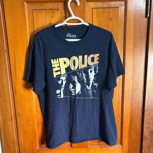 Police Navy Graphic T-Shirt